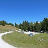 stada forestale per malga movlina parcheggio