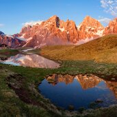 Trentino tramonto pale san martino marketing