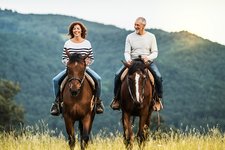 Adobe Stock reiten pferde personen