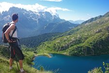 Lago Ritorto con Brenta sullo sfondo