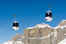 Skigebiet Sellaronda Sellarunde funivia Fassa