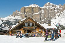 Skigebiet Sellaronda Sellarunde Fassa Gherdeccia Canazei