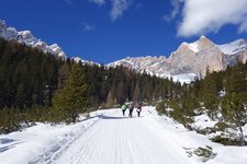 sentiero invernale per gardeccia