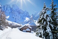 malga venegiota di tonadico inverno pale di san martino