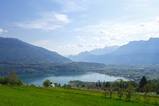 vista sul lago di caldonazzo