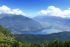 lago di caldonazzo visto da marzola