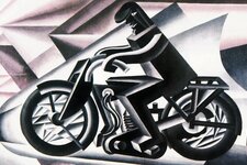 COPERTINA Fortunato Depero Il motociclista