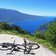 bici mountain bike tremalzo passo vil vista su lago