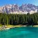 karersee lago di carezza giro mtb latemar