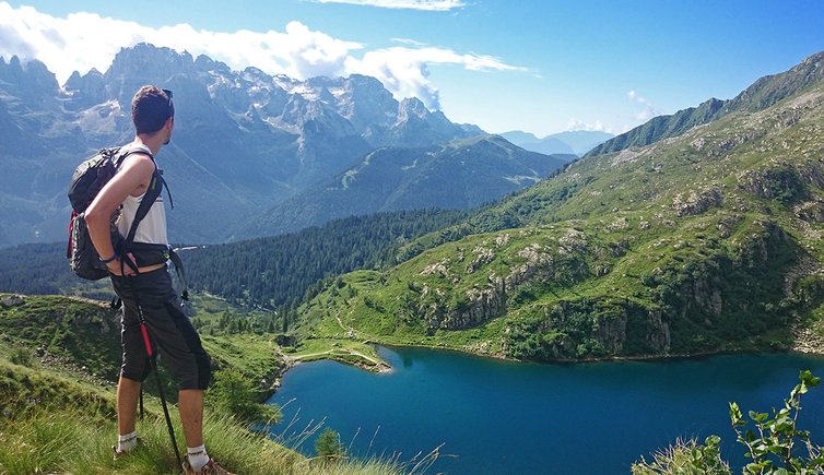 Lago Ritorto con Brenta sullo sfondo