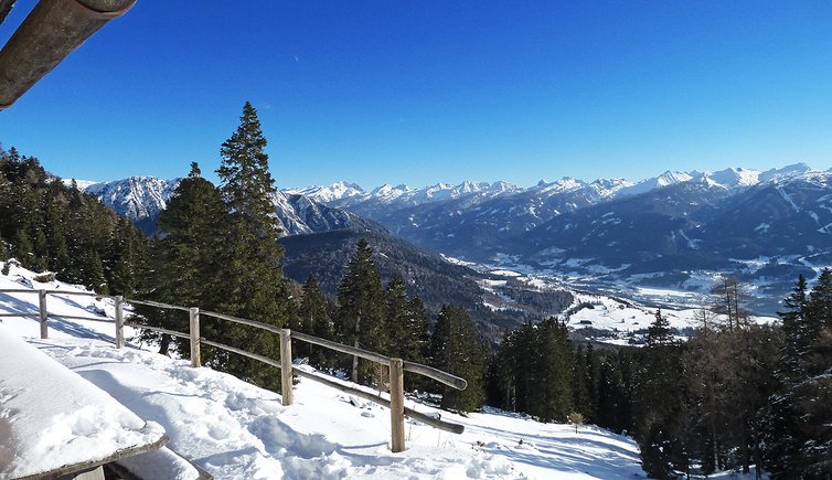 val di fiemme inverno da malga cugola