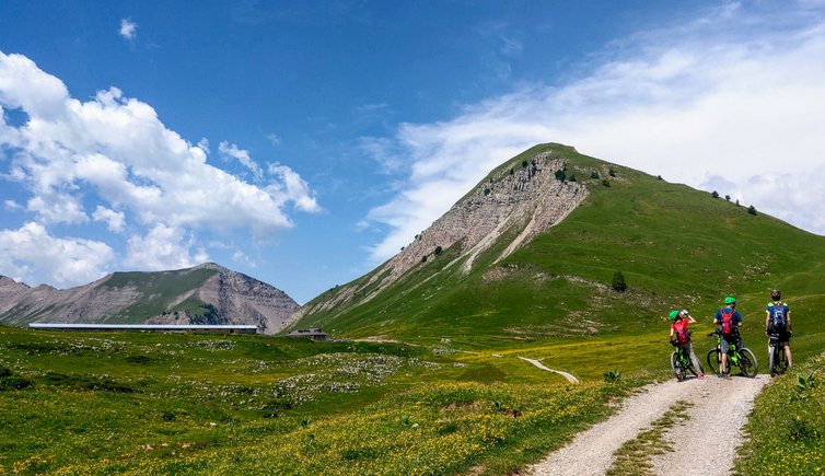 Malga Tassula e Sasso Rosso sullo sfondo