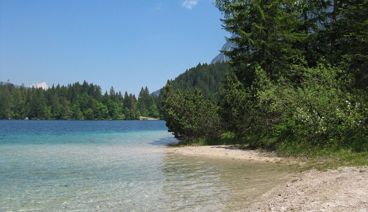 lago di tovel spiaggia tovelsee strand