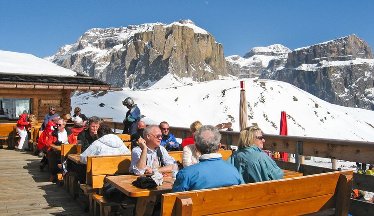 Skigebiet Sellaronda Sellarunde Col Rodella Rifugio Salei Passo Sella