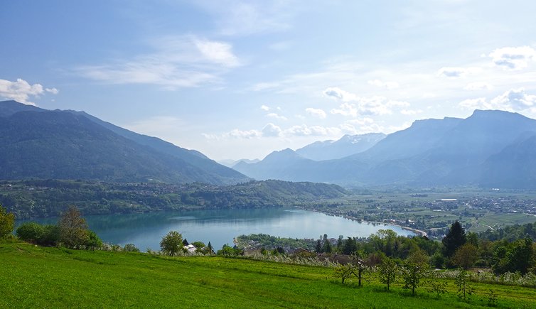 vista sul lago di caldonazzo