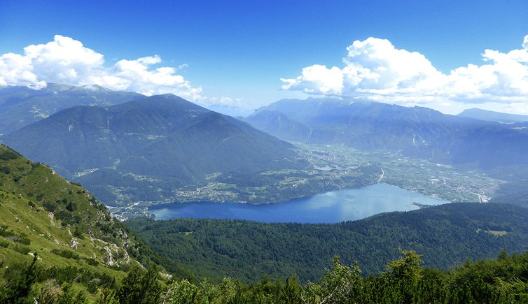 lago di caldonazzo visto da marzola