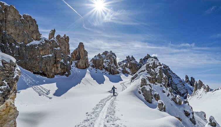 scialpinismo latemar trentino person Adobe Stock