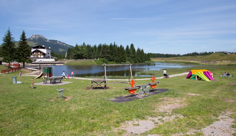 Val di Fiemme TM PeerRS C Passo Lavaze Lago parco giochi