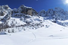 trentino val vanegia panorama val venegia inverno pale s martino